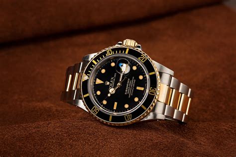 rolex two tone nipple dial|Rolex submariner reference 16803.